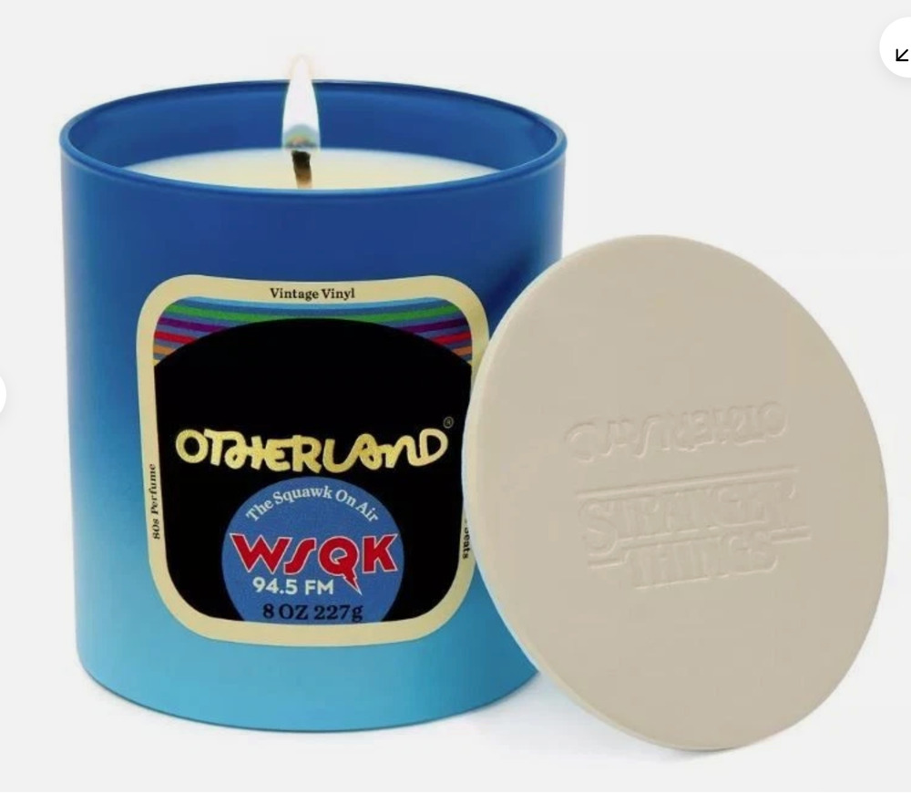 Otherland Stranger Things Scented Candle The Squawk on Air WSQK 8 Oz Limited Ed